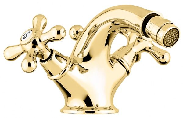 12014OR Смеситель Deco Classic с донным клапаном для биде, цвет золото EMMEVI Decò classic