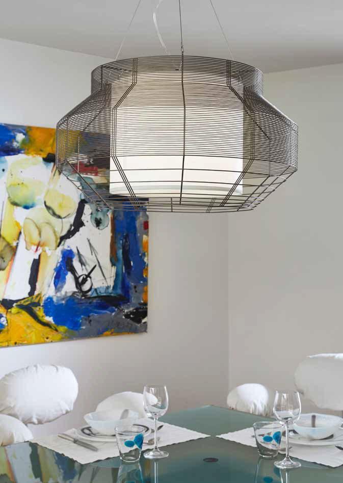 Forestier Подвесной светильник прямого и отраженного света из металла Mesh sun-id-1467751 - Вид №5