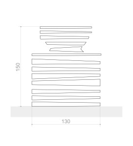 Мраморный плантатор