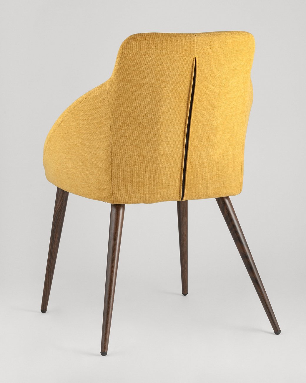 Стул со спинкой и подлокотниками желтый "Квини" STOOL GROUP ДИЗАЙНЕРСКИЕ, ИНТЕРЬЕРНЫЕ 00-3946218 Желтый  - Вид №4