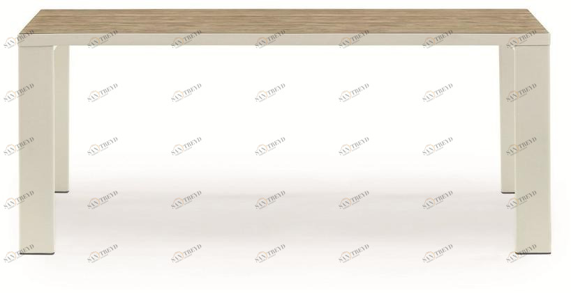 Ethimo Прямоугольный садовый стол из тика Esedra Estrra_