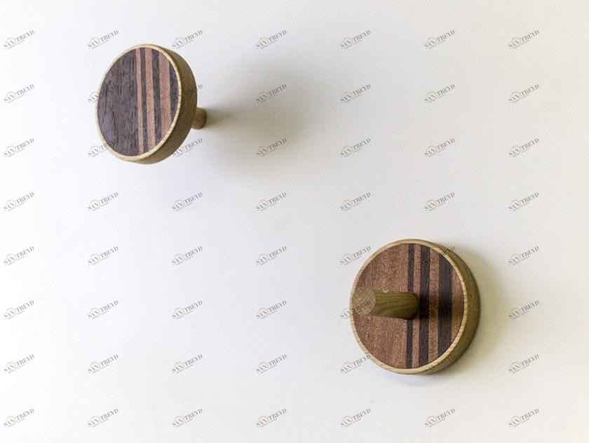 LIGNIS® Пара плечиков из инкрустированной древесины Inverso 13.007