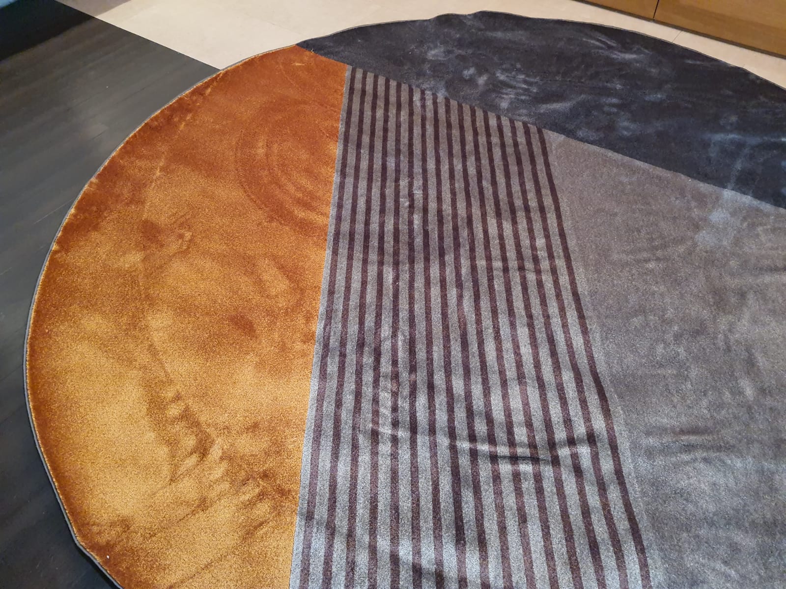 PROF Ковер в наличии из полиамида круглый диаметр 3 метра U0280S - Вид №16