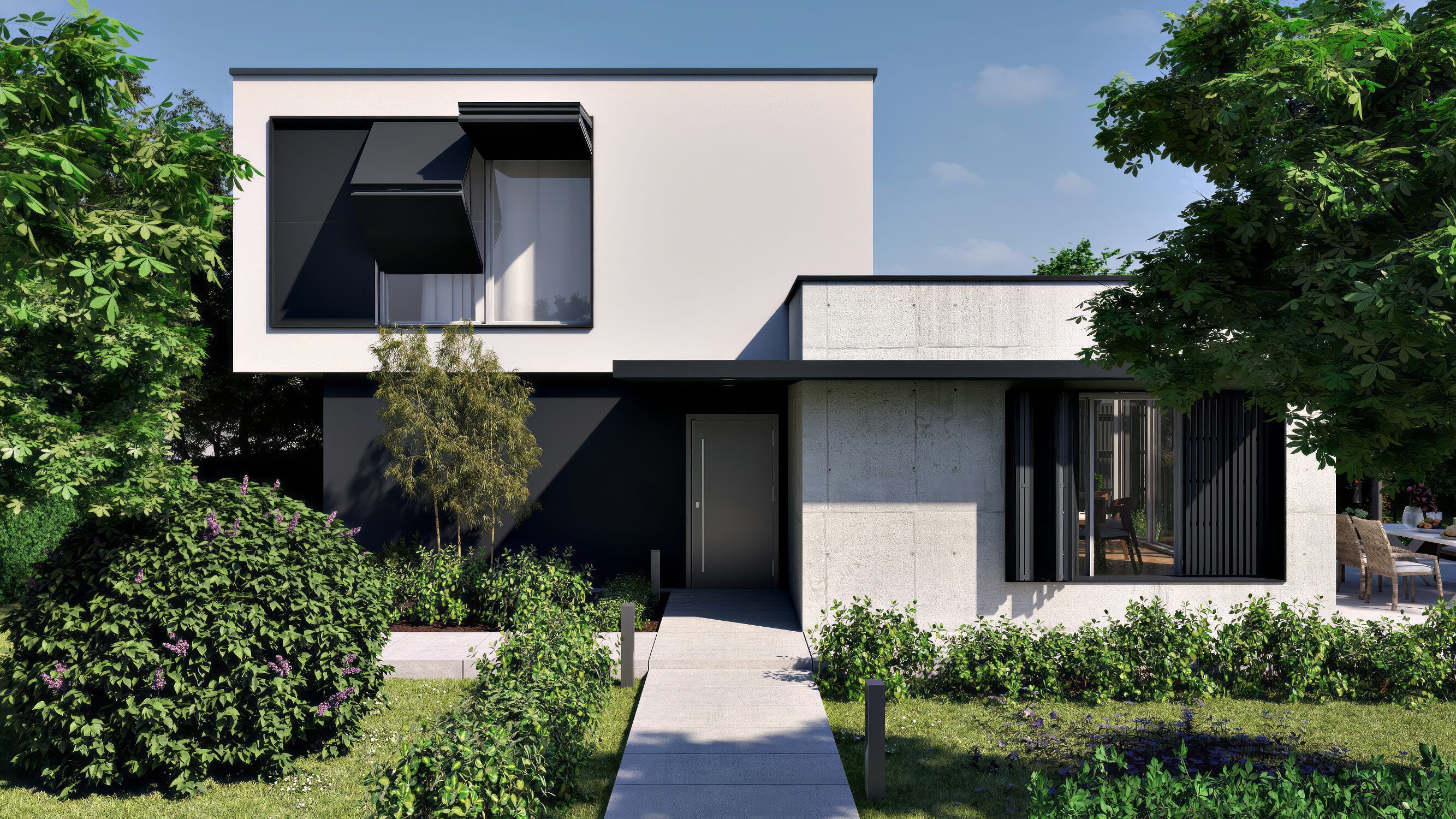 Motorized aluminium solar shading ROSSENI LIFTING FOLDING SHUTTER ARCH-00116007 - Вид №7