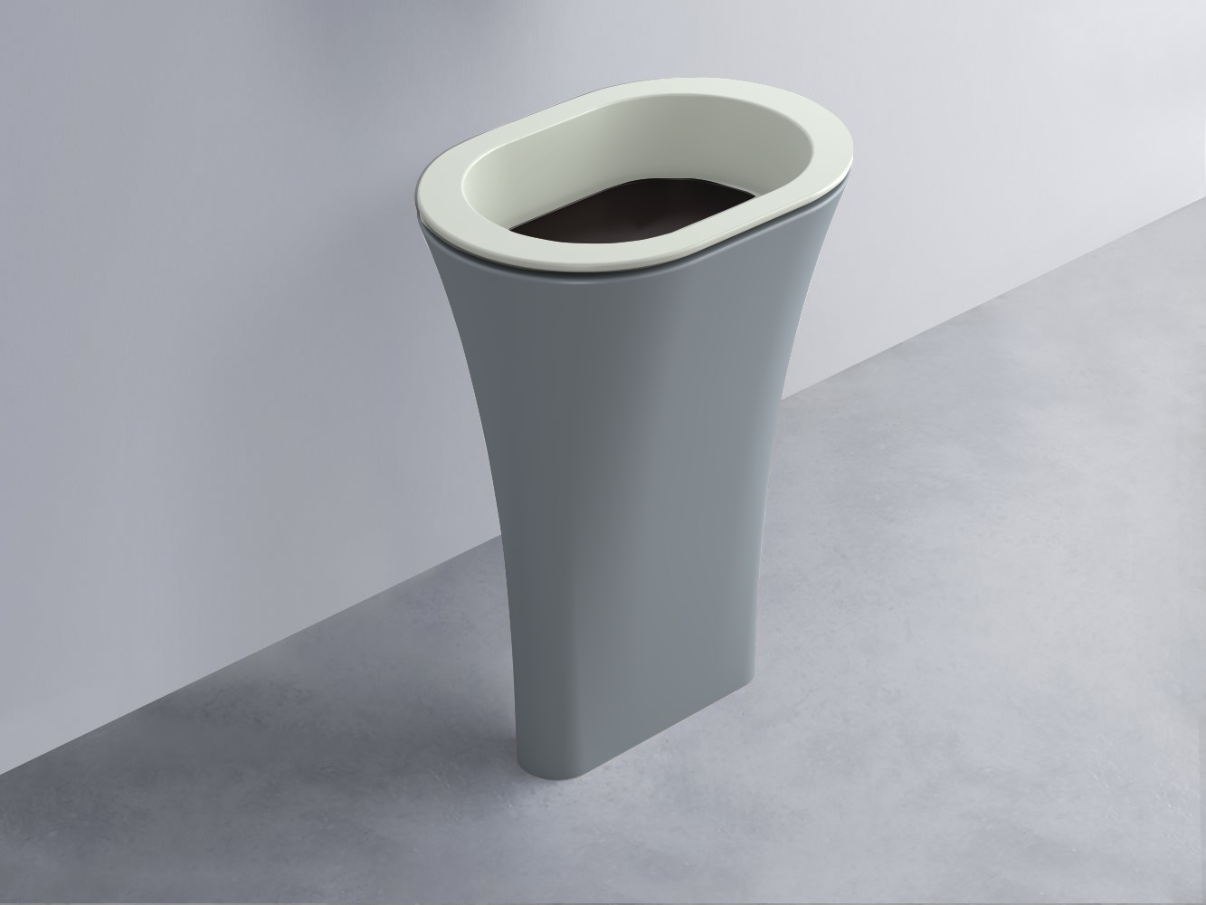 AMLA65-PM+AMPILO-LV+AMCOLO-BR Раковина Amedeo Ovale отдельностоящая cielo Enjoy + Amedeo Ceramica Cielo