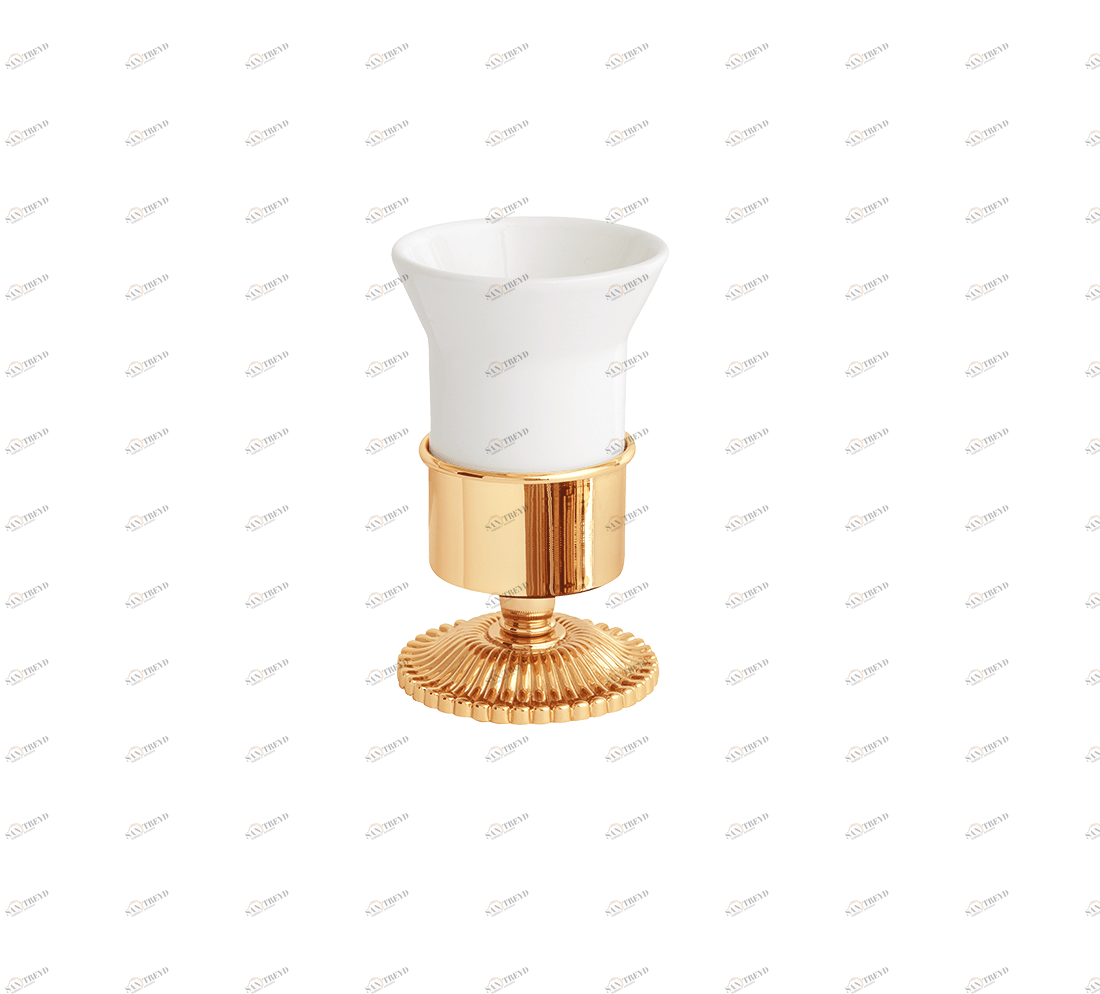 Gentry Home Настенный керамический подстаканник Sun Темное золото GH100485