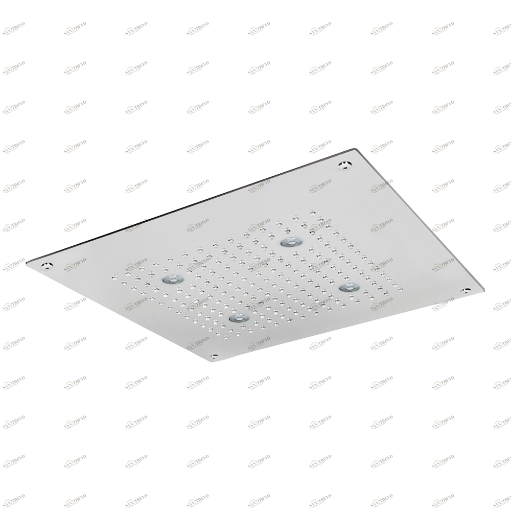 Душевая лейка 1 поток, тропический душ в комплекте 4 led RGB ZS027130 Cisal 