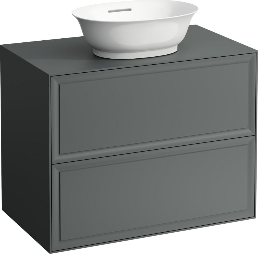 H4060120851701 Шкафчик 800, 2 ящика, совместим с раковиной-чашей 812850, 812851, 812852, 812853 LAUFEN PRO - Вид №1