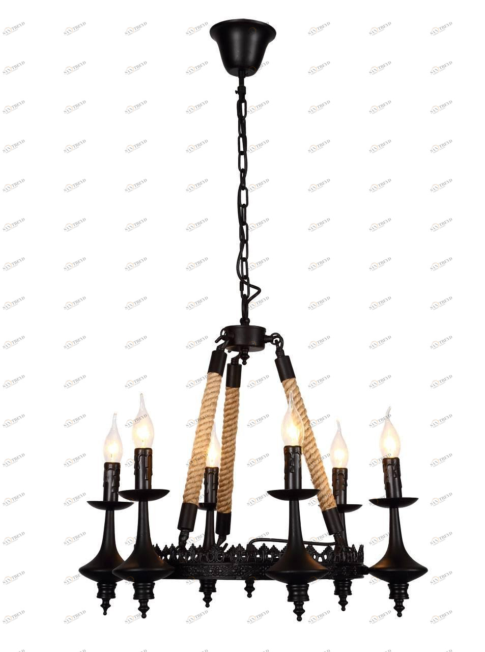 Подвесная люстра Divinare Dora 8121/01 LM-6 DIVINARE ДИЗАЙНЕРСКИЕ, DORA 074558 Черный 