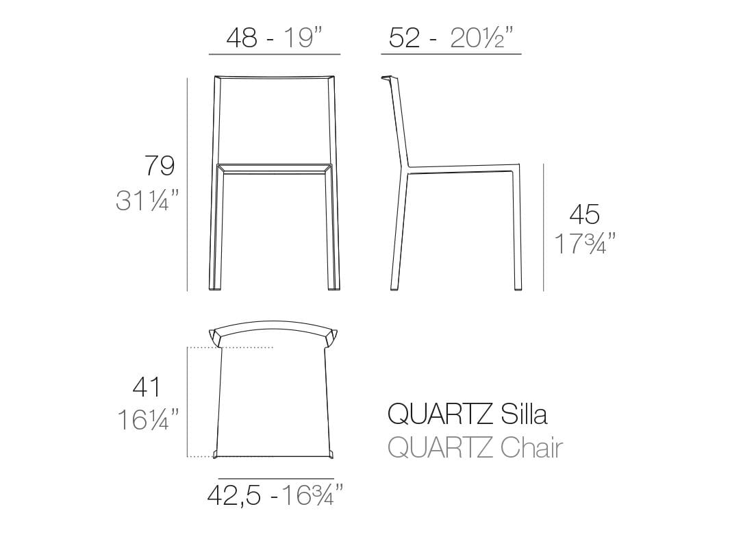 Полипропиленовый садовый стул Vondom ARCH-00065471 - Вид №8