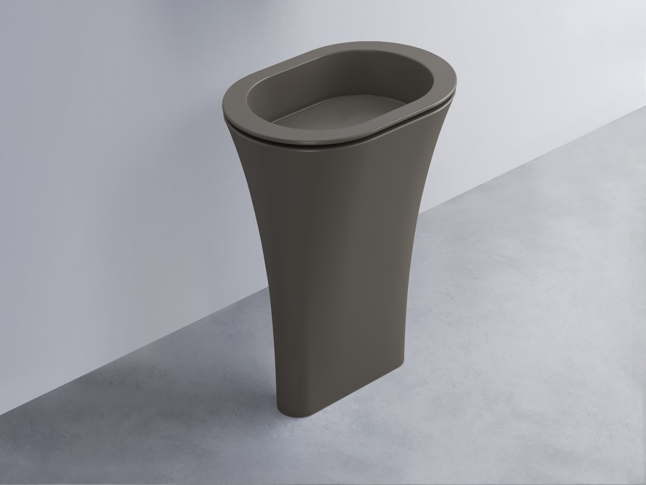 AMLA65-FN+AMPILO-FN+AMCOLO-FN Раковина Amedeo Ovale отдельностоящая cielo Enjoy + Amedeo Ceramica Cielo