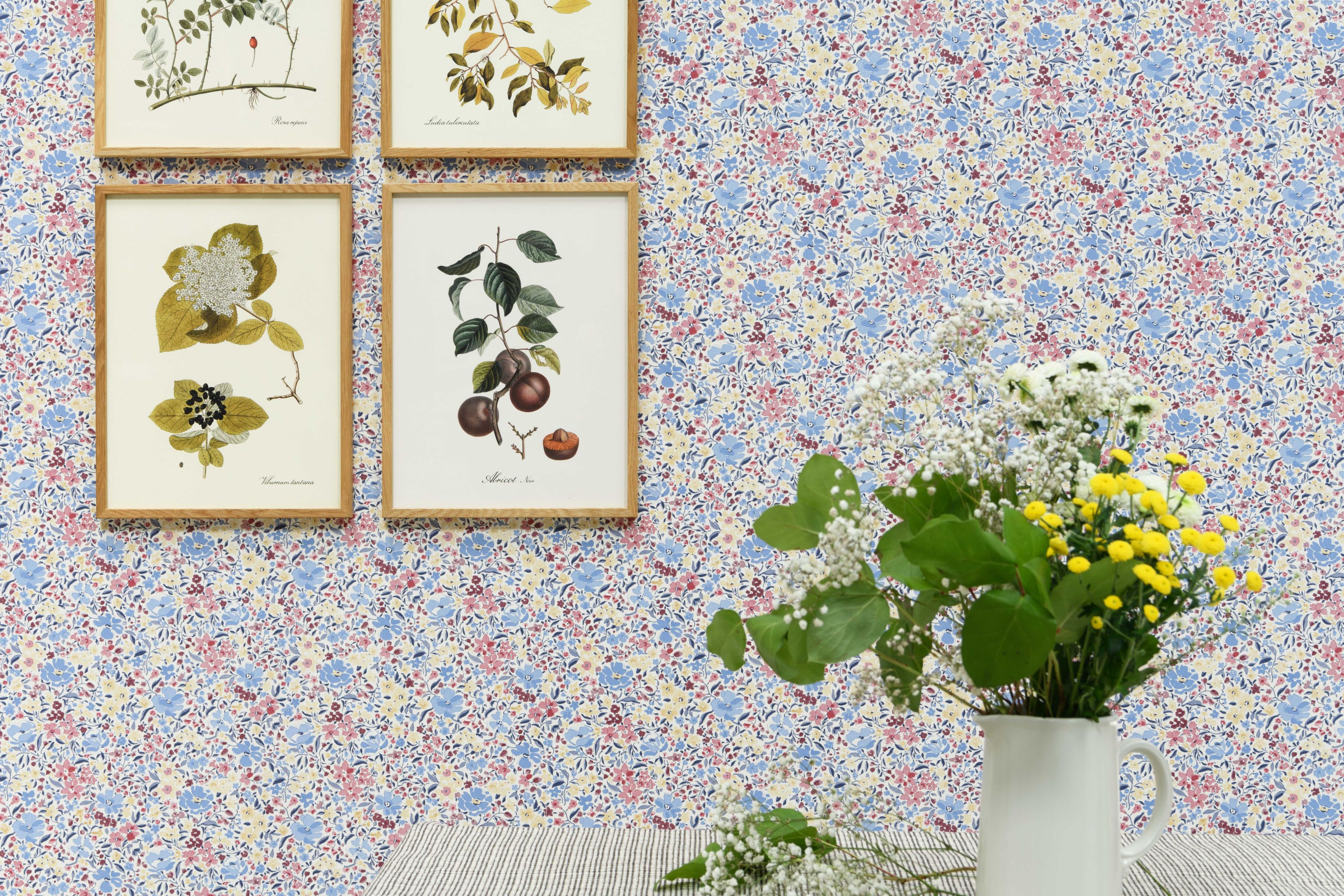 Цветочные узоры нетканые обои LELIEVRE Quenin-Belle Époque ARCH-00040094 - Вид №2