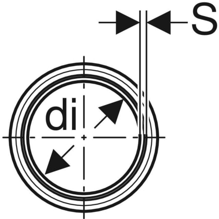 393.311.14.1 Труба Geberit Silent-Pro с двумя раструбными муфтами Geberit  - Вид №3