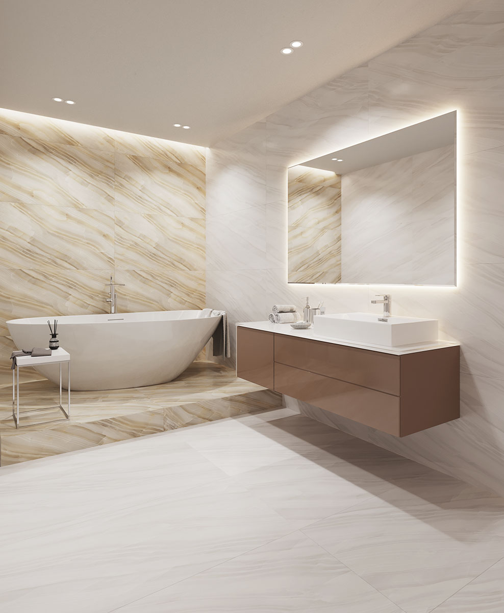 Элегантный керамогранит Palacio: роскошь мрамора в вашем интерьере STP-ST503 INCOLOR - Вид №3