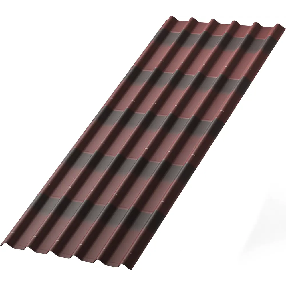 Черепица Ондулин DIY 3x820х1950 мм красный ONDULINE STLM-2032763 - Вид №2