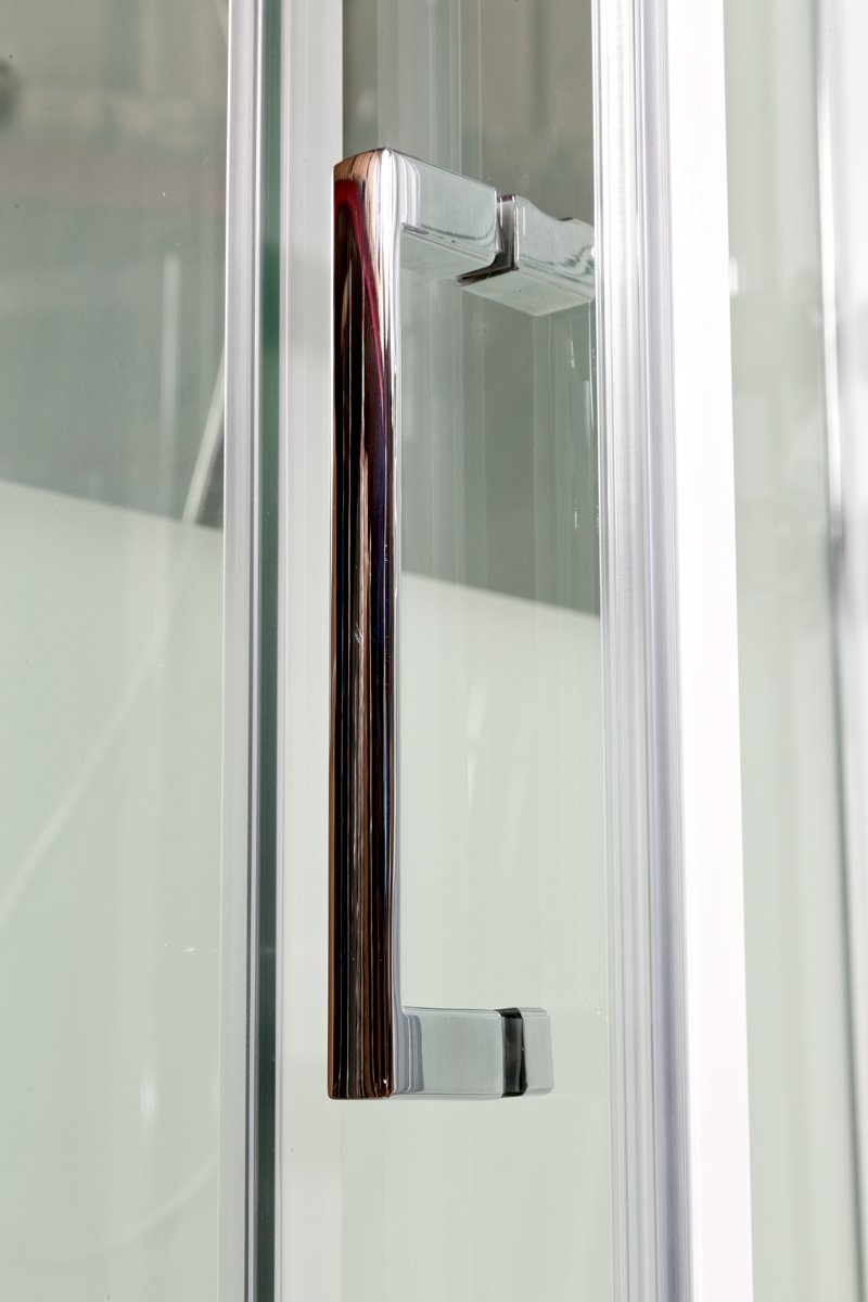 L 810 с гм. и эл. BLACK Душевая кабина DETO Серия L А01 с LED и гидромассажем - Вид №8