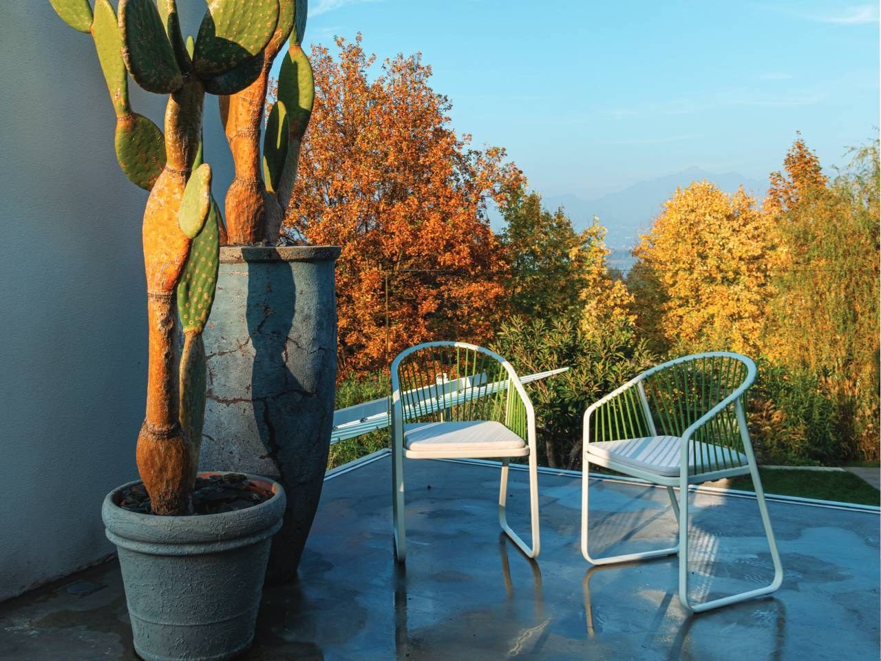 Садовый стул из нержавеющей стали с подлокотниками Coro Sally ARCH-00060414 - Вид №1