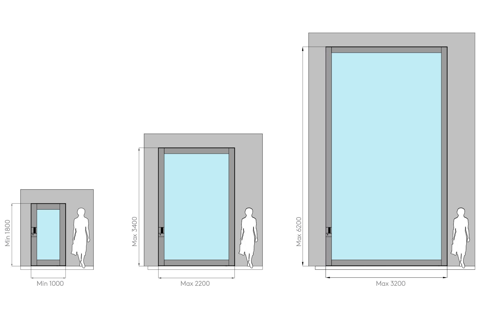 Парящая дверь с тепловым стеклом класса 3 Oikos Nova ARCH-00096109 - Вид №4
