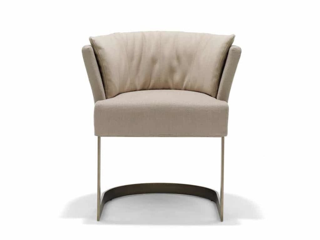 Мягкий тканевый консольный стул с подлокотниками Linteloo Маттерхорн ARCH-00119768