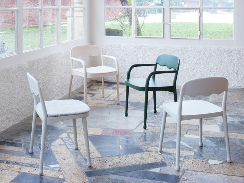 Billiani Деревянный стул с мягким сиденьем Frisée 251 - Вид №1