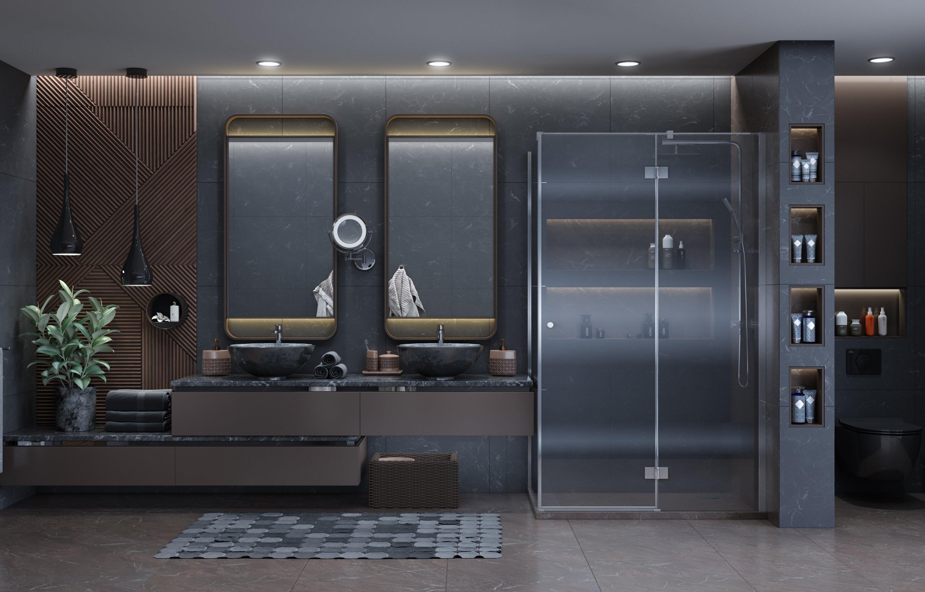 Душевое ограждение Ambassador Diamond 12011104R (1200x800x2000), 1 место - Вид №2