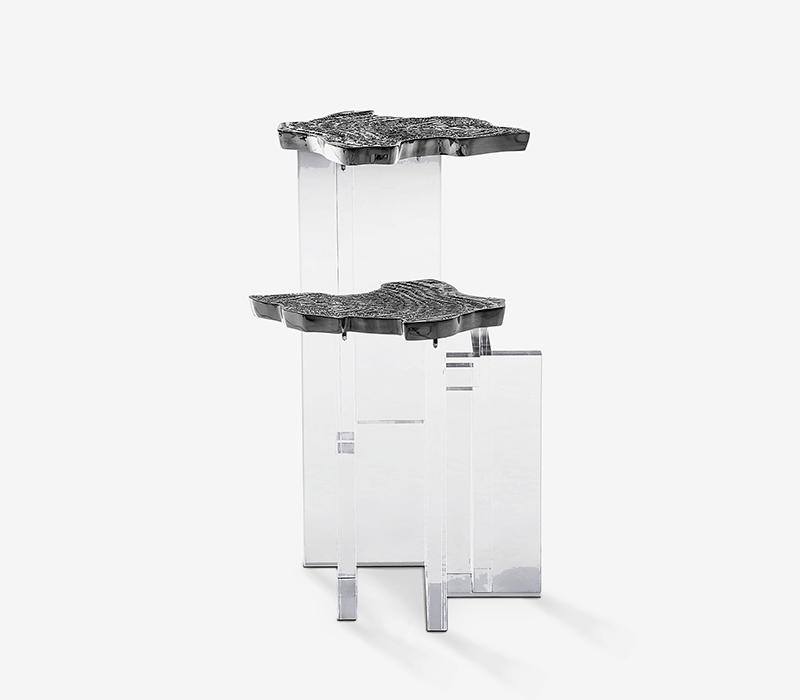 0-286 Серебряный приставной столик Моне Boca Do Lobo  - Вид №1