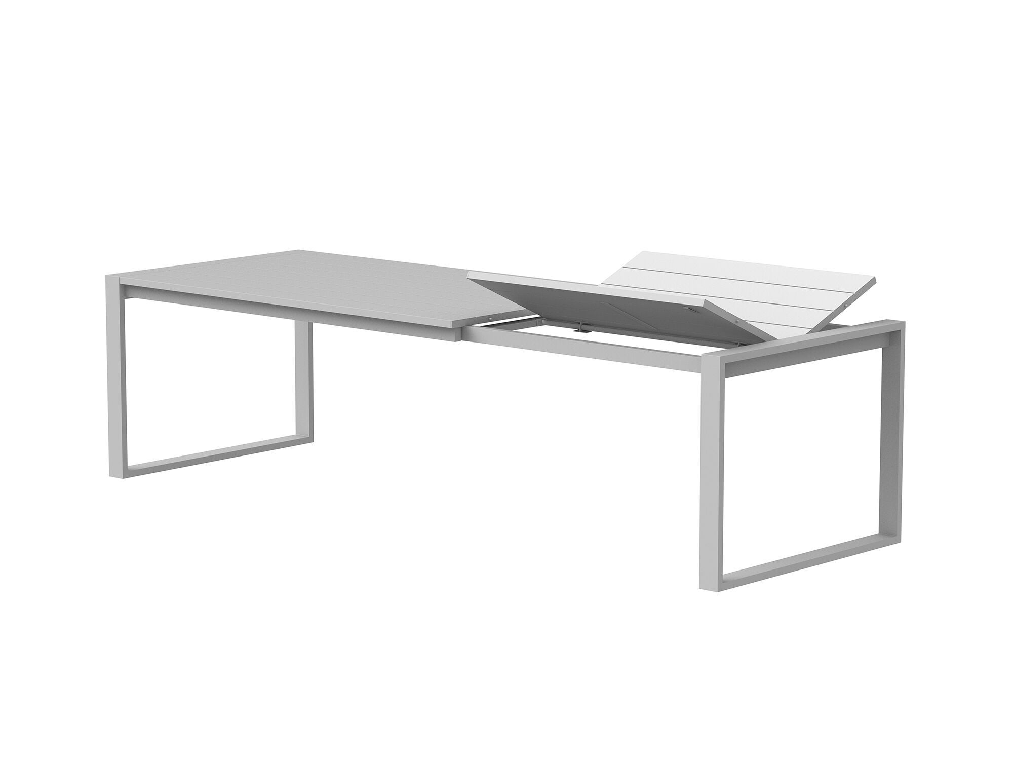 Алюминиевый прямоугольный выдвижной стол с порошковым покрытием Case Eos ARCH-00143156 - Вид №4