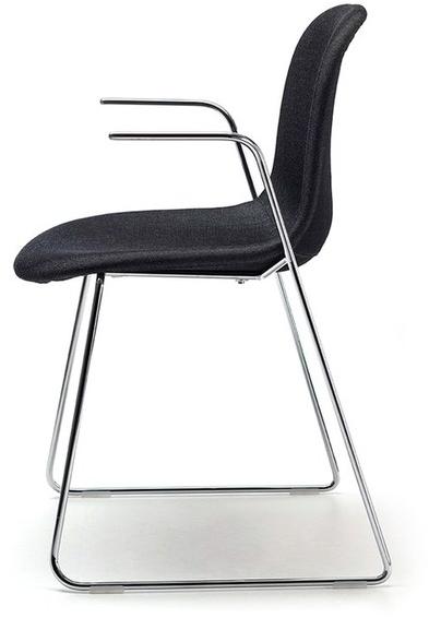 arrmet Стул-санки штабелируемый с подлокотниками Máni fabric sun-id-1405843 - Вид №2