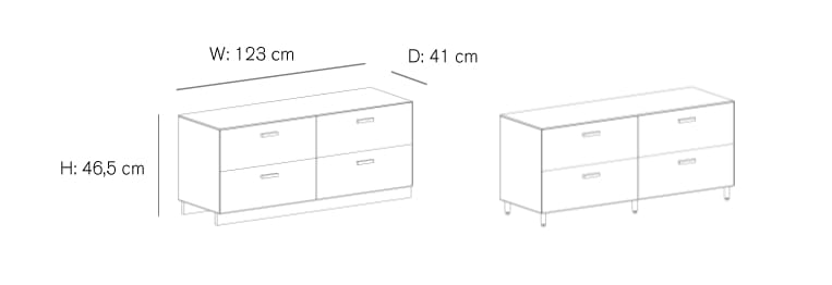 МДФ секционный комод String Furniture Relief ARCH-00081353 - Вид №11