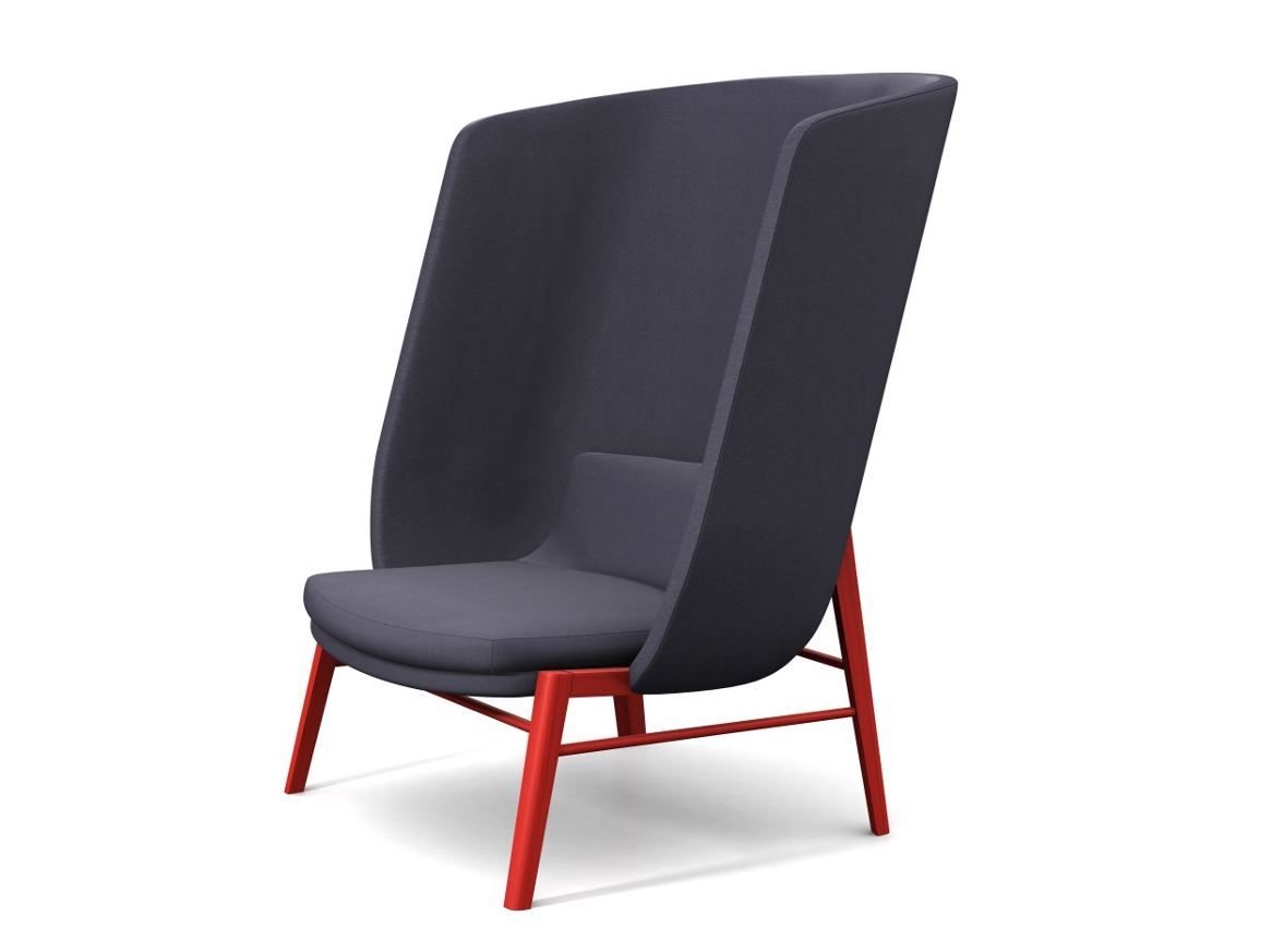 Кресло с высокой спинкой ROSSIN Cleo Wood ARCH-00053244 - Вид №8