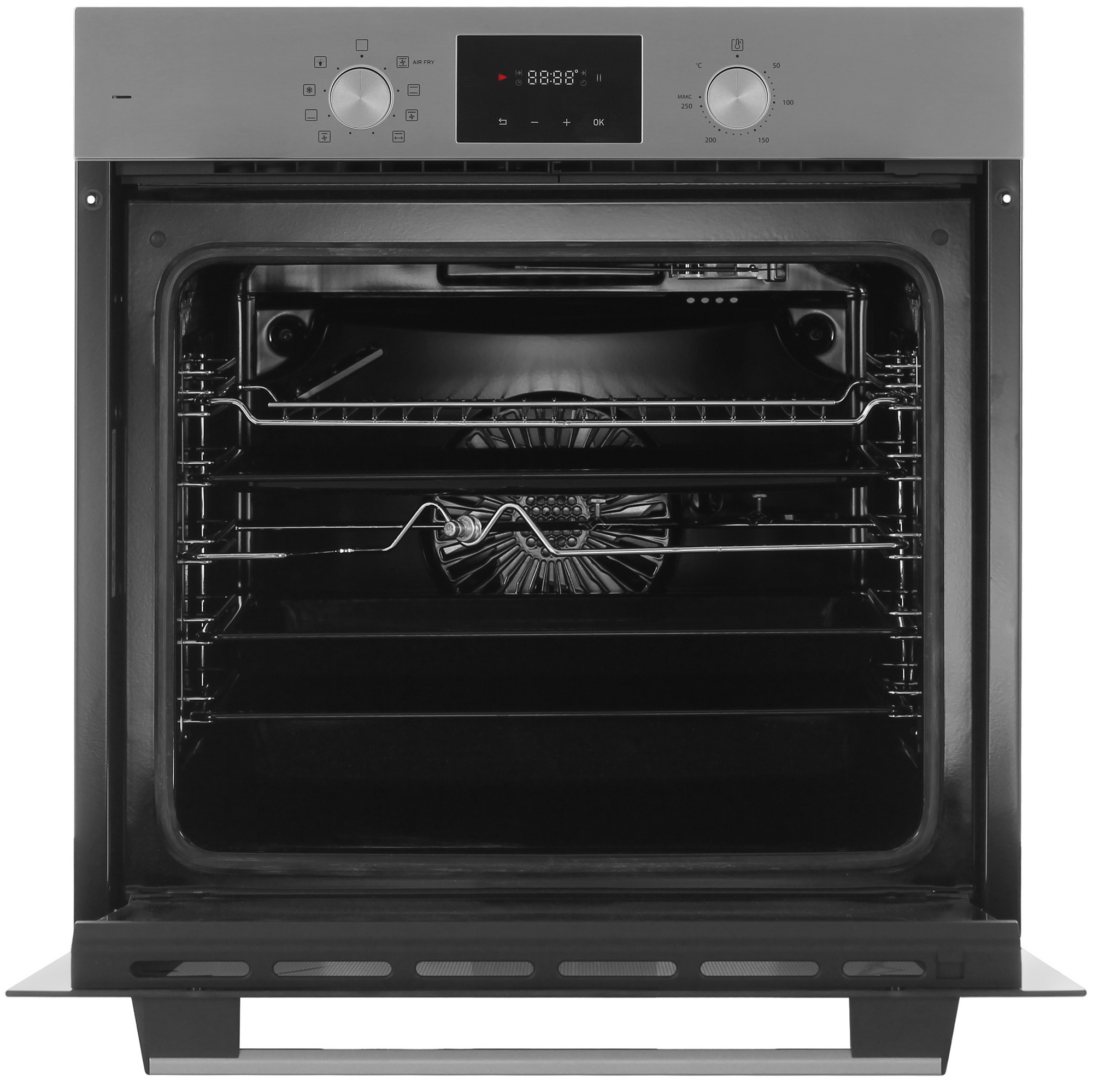 9175845 Электрический духовой шкаф DEXP Frypro-02 серебристый STDN-0021948 - Вид №7