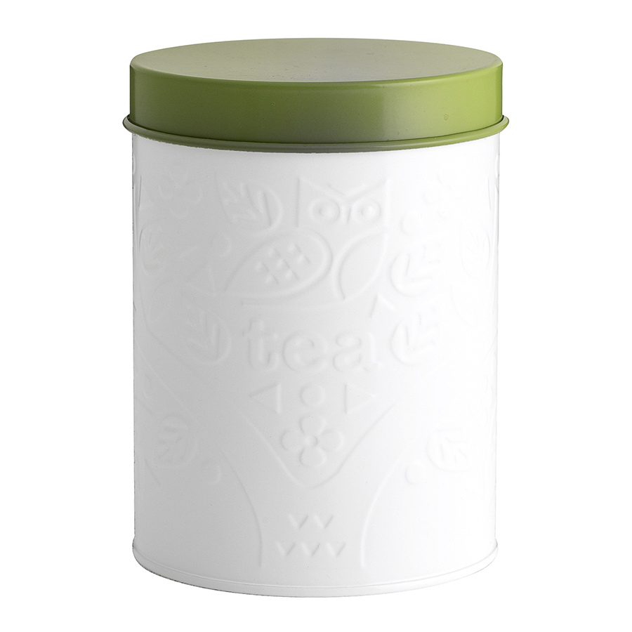 2002.218 Банка для чая in the forest, 1,3 л, бело-зеленая Mason Cash 