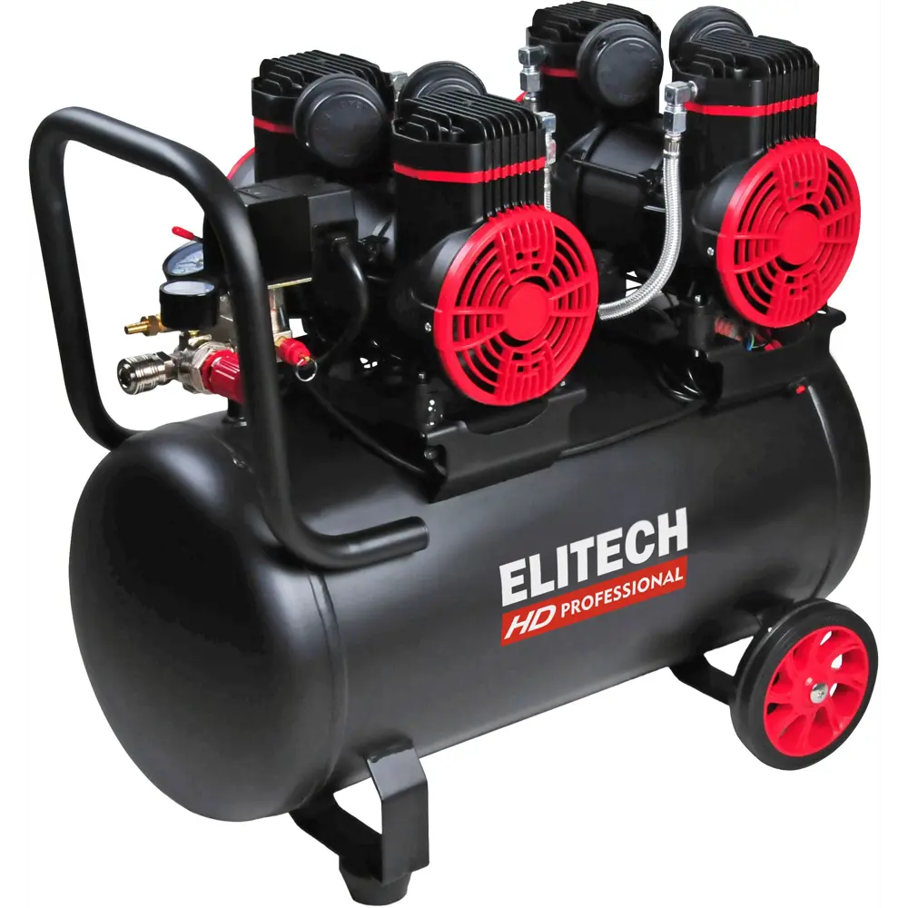 Компрессор поршневой безмасляный Elitech HD ACF 500-50S, 50 л 500 л/мин STLM-2147468
