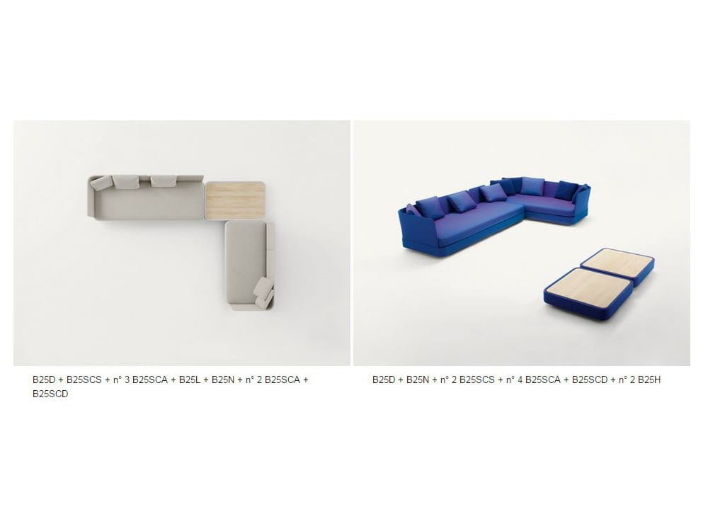 Низкий квадратный журнальный столик Accoya® Paola Lenti Cove ARCH-00058170 - Вид №3