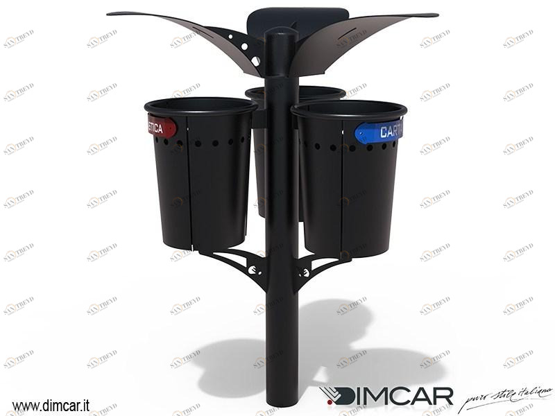 DIMCAR Подземный мусорный бак с крышкой для улицы  203t 