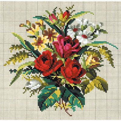 106х106кл Схема для вышивания цв. А3 ДК-191 "Жостовская роспись" Santreyd 