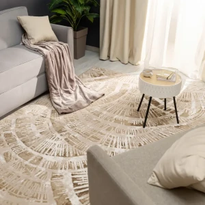 Ковер полиэстер Велори 18 I 80х200 см цвет бежевый