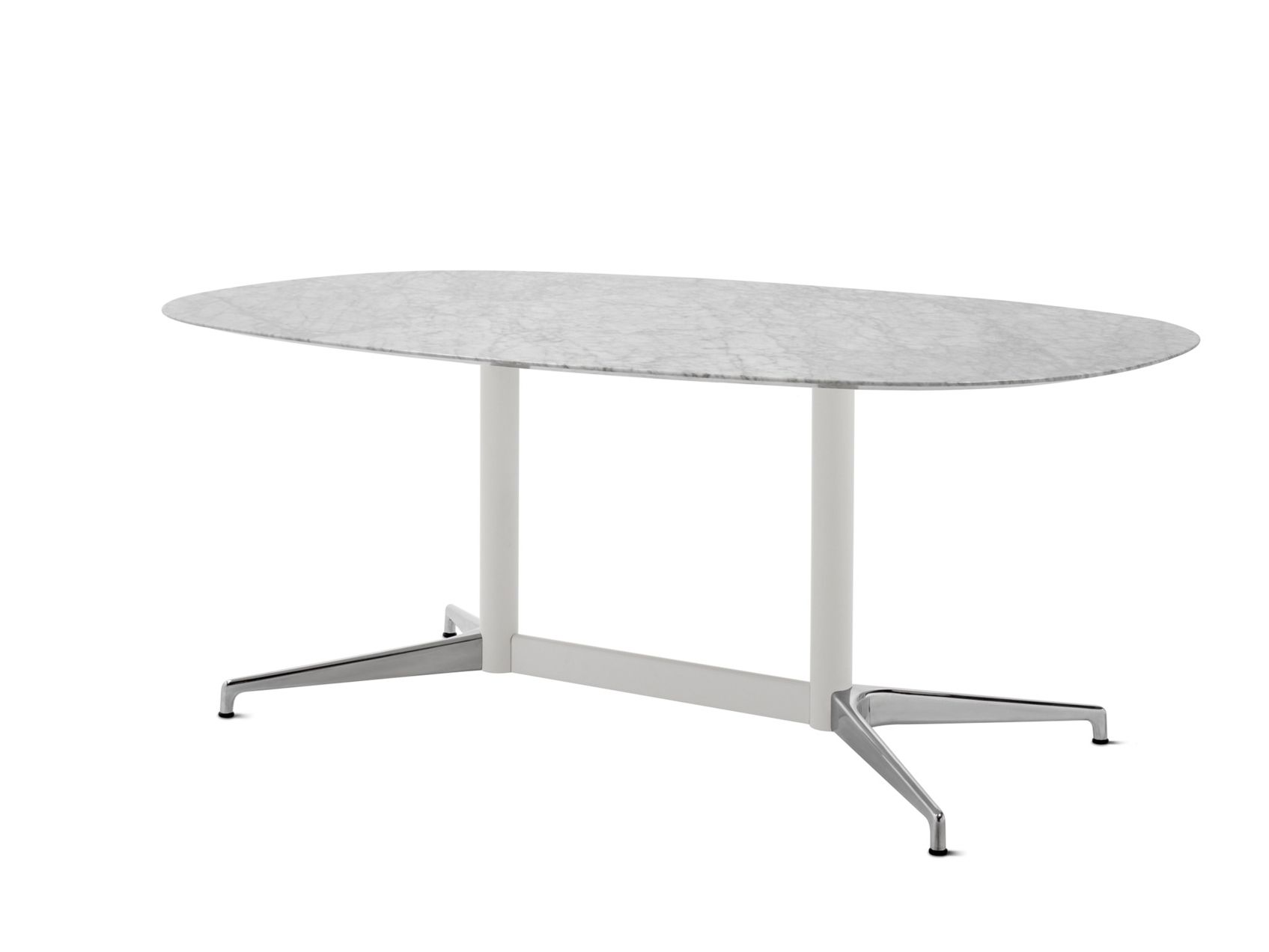 Мраморный овальный стол для совещаний с системой люверсов Herman Miller Civic ARCH-00136401 - Вид №1