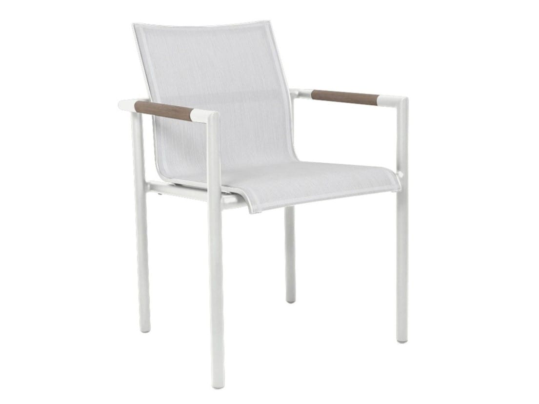 Штабелируемый стул с подлокотниками Les Jardins® Bastingage ARCH-00088430