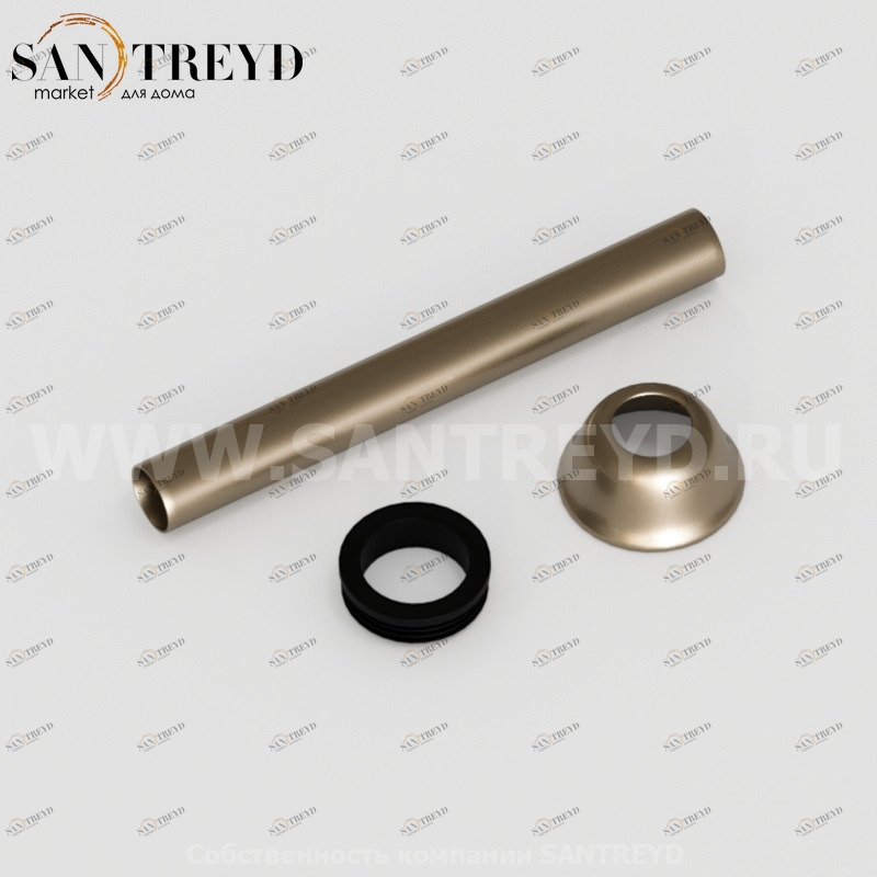 755293 Соединение для выпуска из латуни 40 мм для унитаза, цвет Бронзовый Kerasan ACCESSORIES Италия