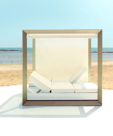 VONDOM Откидывающаяся грядка с балдахином Vela sun-id-1428270 - Вид №1