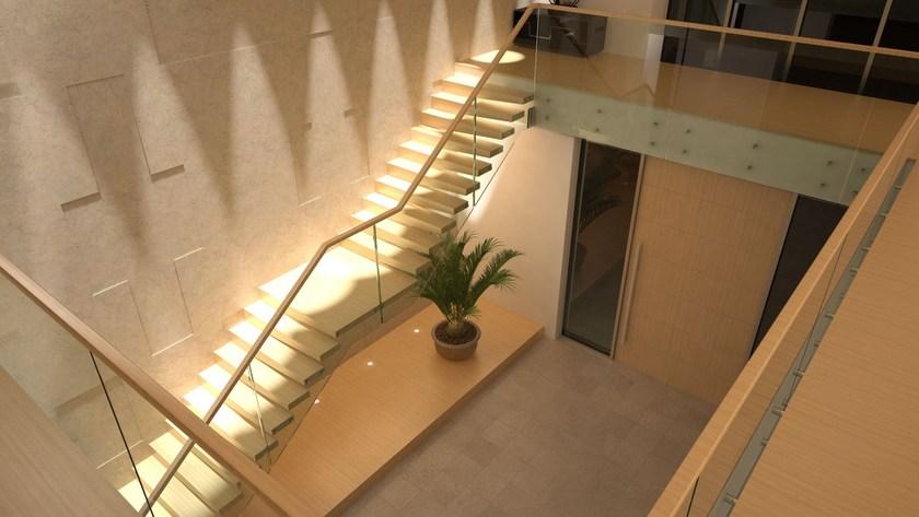 Siller Treppen Самонесущая прямая открытая лестница из дерева и стекла Cantilevered stairs sun-id-1460109 - Вид №3