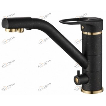 Steel Hammer SH 321 Black BR Смеситель для кухни Zorg 175 x 280 