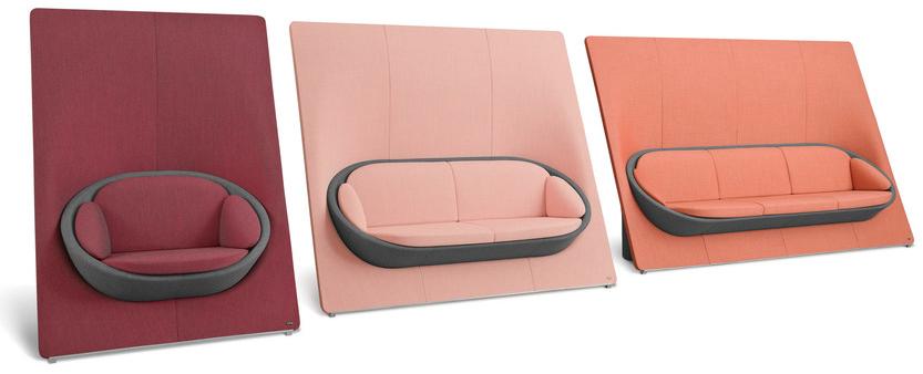 profim Кресло из ткани с высокой спинкой для контракта Wyspa sun-id-1488541 - Вид №3