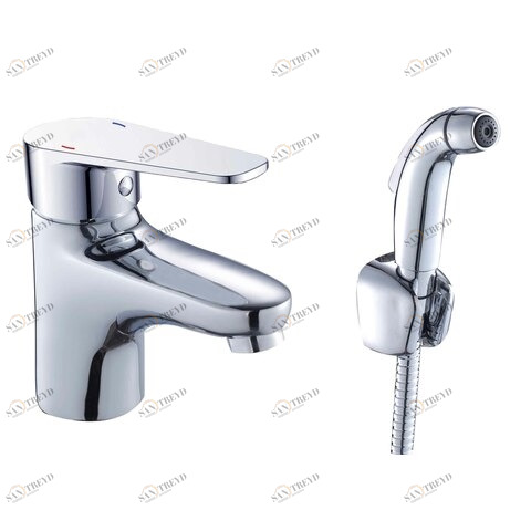 Orange Otto M22-022cr однорычажный смеситель для раковины с гигиеническим душем Белый sun-id-1516862