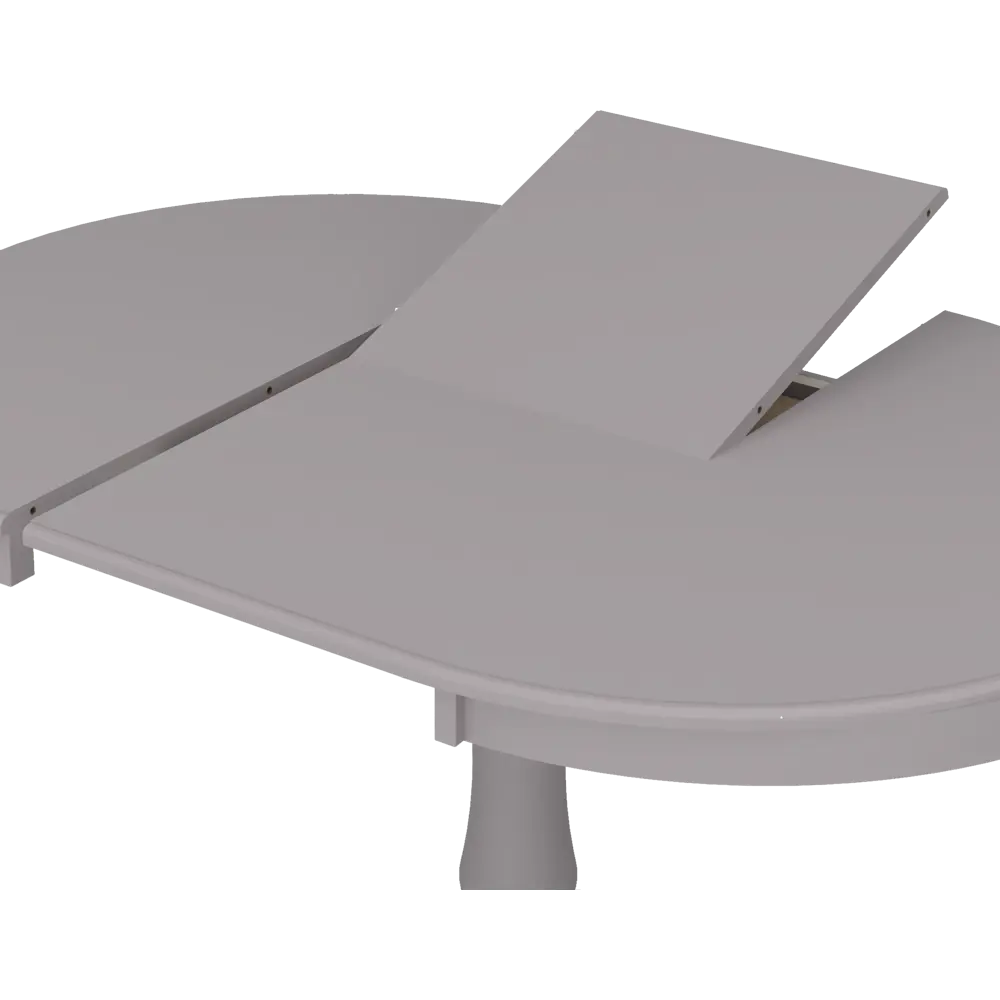 Стол кухонный Delinia Версаль раскладной 90-130x90 см круг МДФ цвет графит STLM-2045050 - Вид №7