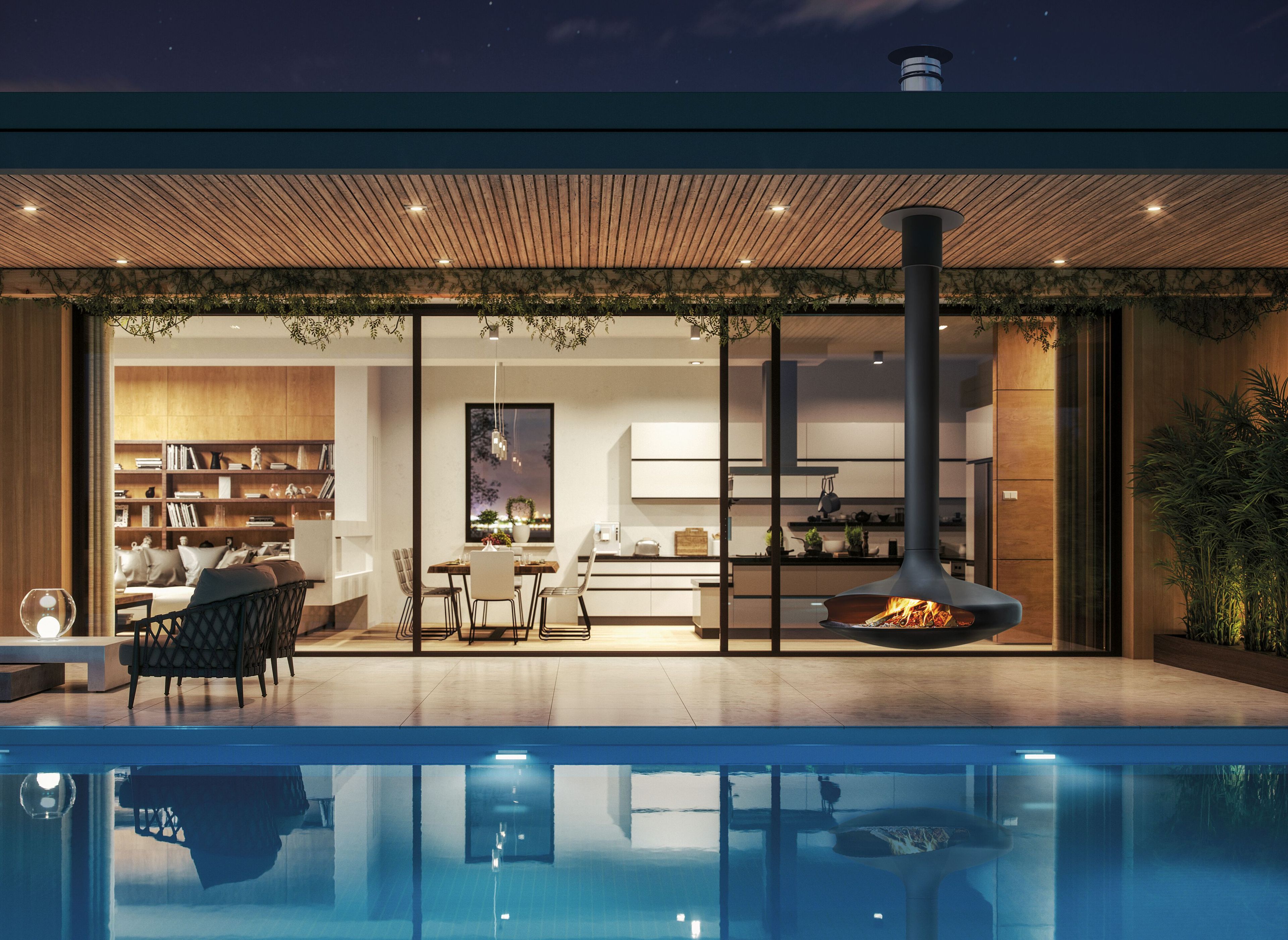 Открытый подвесной камин Focus creation Gyrofocus ARCH-00056006 - Вид №2