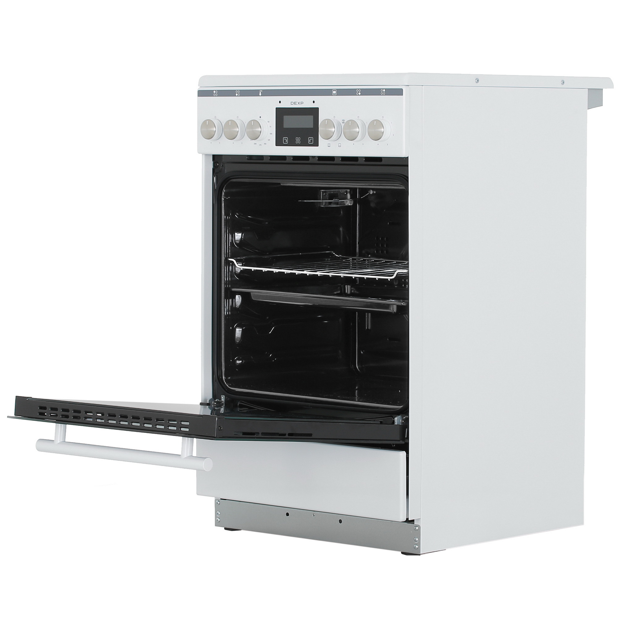 5406984 Электрическая плита DEXP 1YLO56CDW белый STDN-0117777 - Вид №4