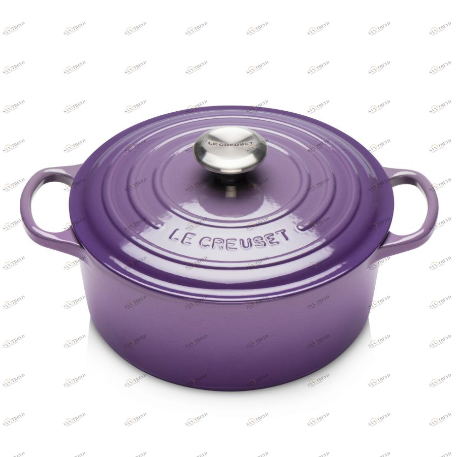 Кастрюля чугунная Le Creuset, Ø24 см, фиолетовая 21177247222430