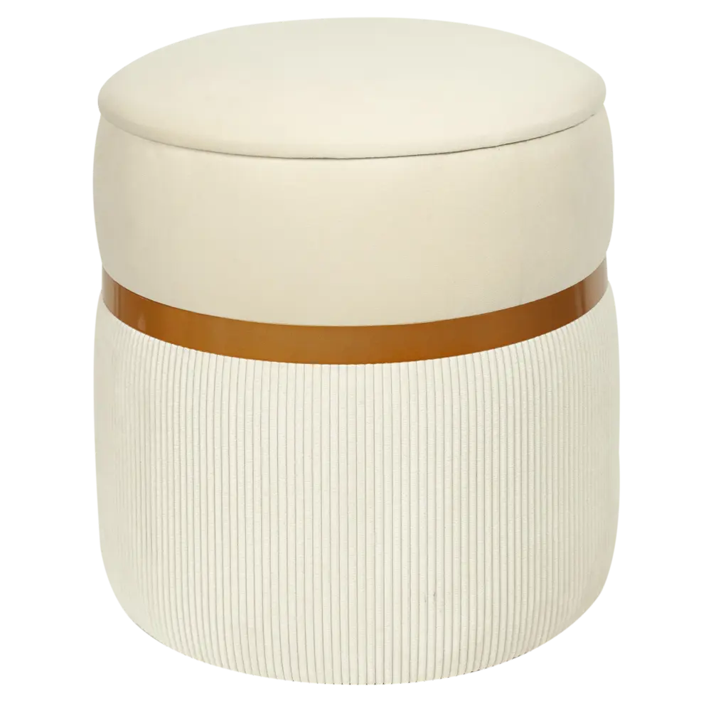 Santreyd Пуф бежевый - компактный акцент для уютного интерьера 88758344 STLM-1511123 - Вид №2